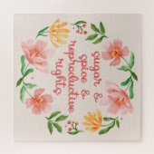 Zucker und Gewürze und Reproduktionsrechte III Puzzle (Horizontal)