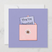 Zucker- und Gewürzkuchen zum Geburtstag Einladung (Rückseite)