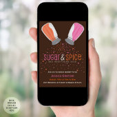 Zucker- und GewürzShakers-Babydusche Einladung