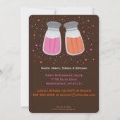 Zucker- und GewürzShakers-Babydusche Einladung (Rückseite)