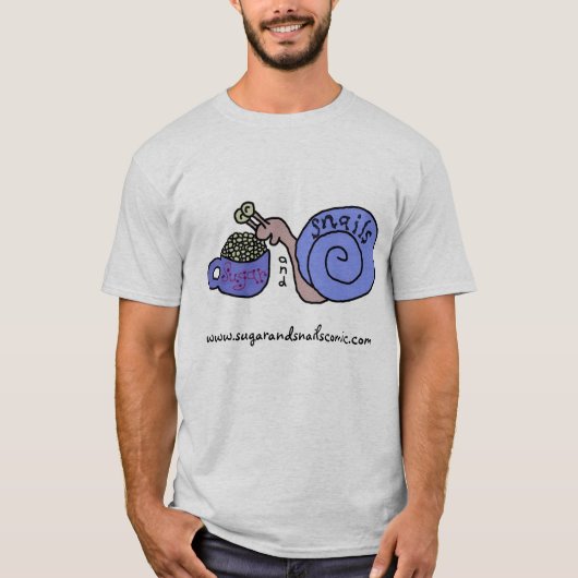 Zucker und Schnecke-Logo-T - Shirt (Vorderseite)