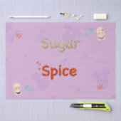 Zucker und Spice Baby Duschschicht Seidenpapier (Handwerk)