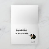 Zucker und Spice Baby Glückwunsch Karte (Innenseite)