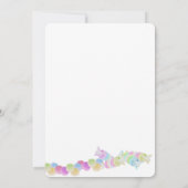 Zucker und Spice Candy Sweet Baby Shower Einladung (Rückseite)