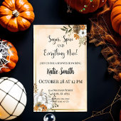 Zucker und Spice Fall Dusche laden ein Einladung