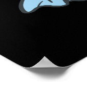 Zucker und Spione Funny Food Puff Dunkle BG Poster (Ecke)