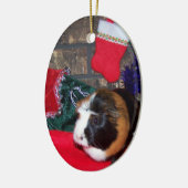 Zucker Weihnachten Keramik Ornament (Links)