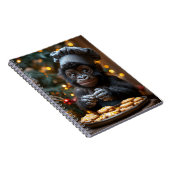 Zuckerbäcker Gorilla Notizbuch Notizblock (Rechte Seite)