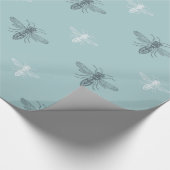 Zuckerbienen Geschenkpapier (Ecke)