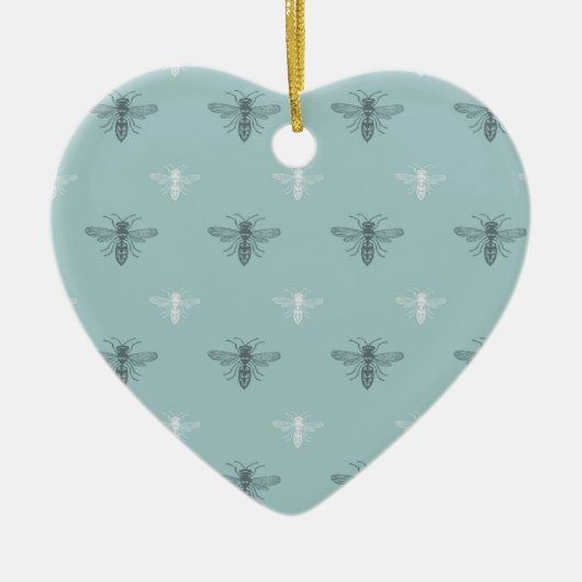 Zuckerbienen Keramikornament (Vorne)