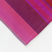 Zuckerbonbonstreifen Fleecedecke (Ecke)