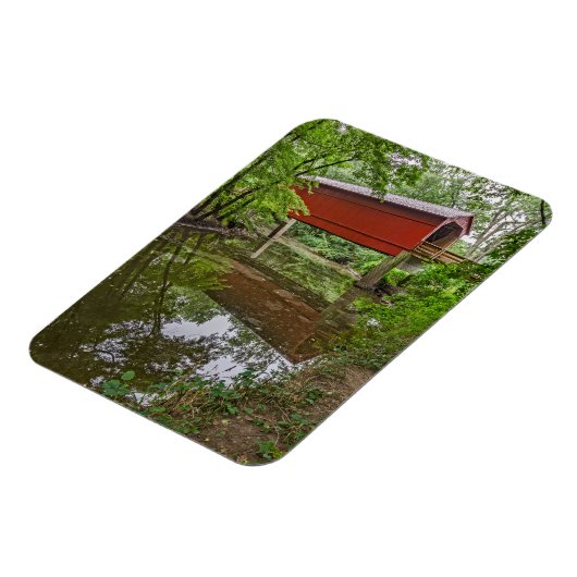 Zuckerbrücke, Glenarm, Illinois Magnet (Linke Seite)