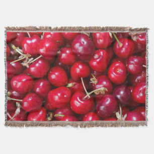 Zuckerchernmuster werfen Decke