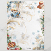 Zuckercoat Es leere Seite Rezeptkarte (Rückseite)