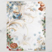 Zuckercoat Es leere Seite Rezeptkarte (Vorne/Hinten)