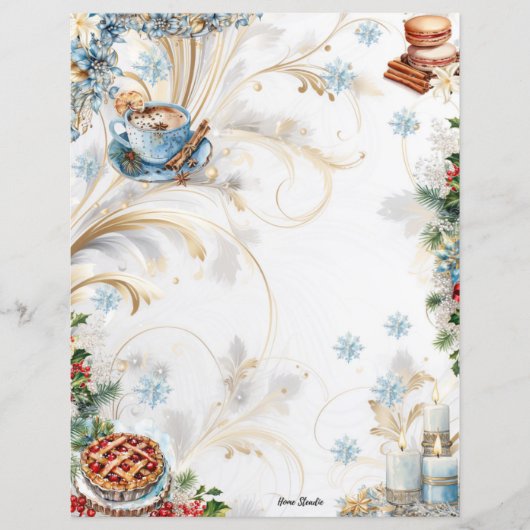 Zuckercoat Es leere Seite Rezeptkarte (Vorderseite)