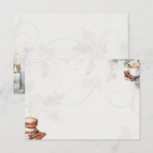 Zuckercoat i Basic Blank Recicard Begleitkarte (Vorne/Hinten)