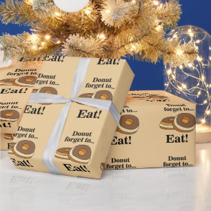 Zuckerdonut-Geburtstagsfeier Geschenkpapier