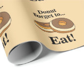Zuckerdonut-Geburtstagsfeier Geschenkpapier (Rolleneckpunkt)