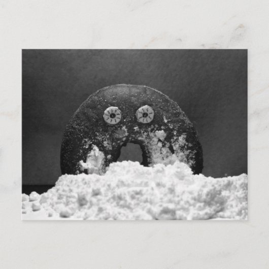 Zuckerdonut Postkarte (Vorderseite)