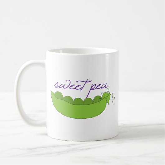 Zuckererbse Kaffeetasse (Links)