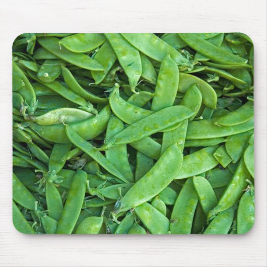 Zuckererbsen Mousepad (Vorne)