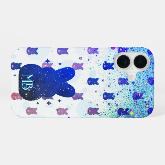 Zuckerfeder iPhone 16 Hülle (Rückseite (Horizontal))