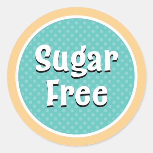 Zuckerfreie Aufkleber (Vorderseite)
