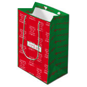 Zuckergewürze Mittlere Geschenktüte (Vorderseite Schrägansicht)