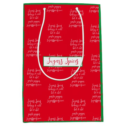 Zuckergewürze Mittlere Geschenktüte (Vorderseite)