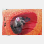 Zuckerglänzer in Orange-Hängepflanze Handtuch (Horizontal)