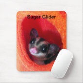 Zuckerglänzer in Orange-Hängepflanze Mousepad (Mit Mouse)