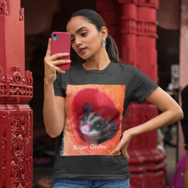 Zuckerglänzer in Orange-Hängepflanze T-Shirt