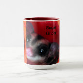 Zuckerglänzer in Orange-Hängepflanze Tasse (Zentrum)