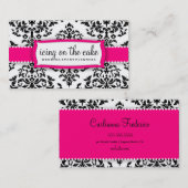 Zuckerglasur 311 auf dem Kuchen-ErdbeerZuckergusse Visitenkarte (Vorne/Hinten)