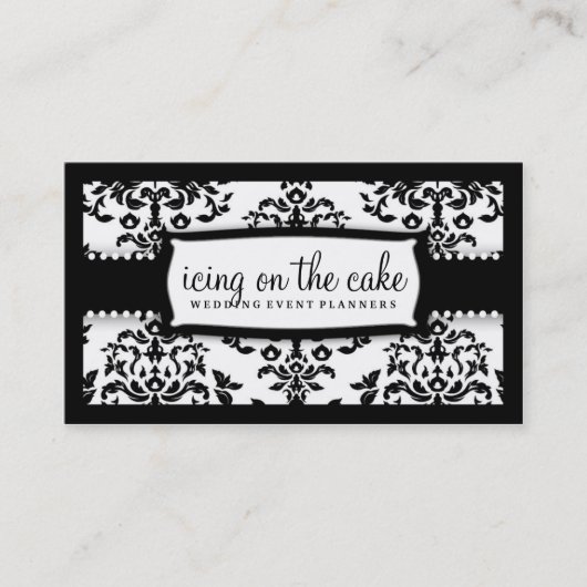 Zuckerglasur 311 auf dem Kuchen-ZuckerZuckergusse Visitenkarte (Vorderseite)