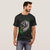 Zuckergleiter auf einem Ast T-Shirt (Vorne ganz)