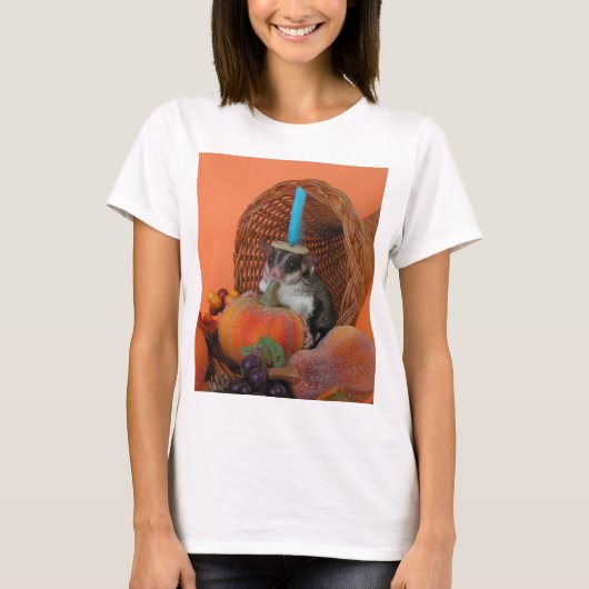 Zuckergleiter Erntedankfest T-Shirt (Vorderseite)