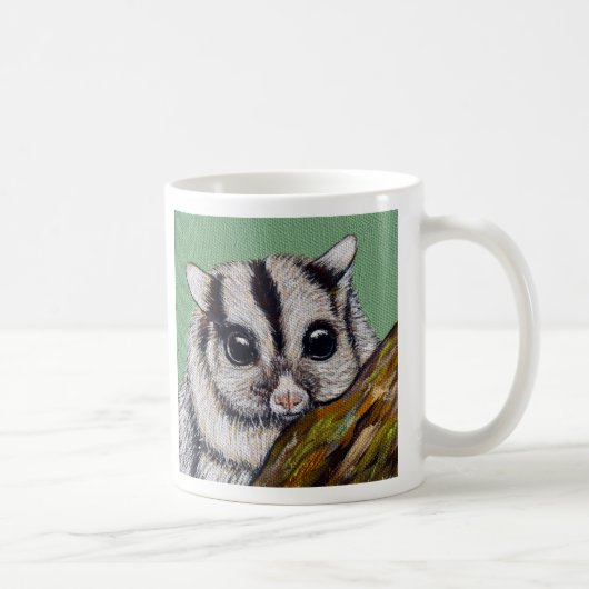 Zuckergleiter-Malerei Kaffeetasse (Rechts)