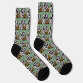 Zuckergleiter-Malerei Socken (Rechts)