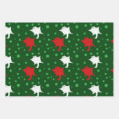 Zuckergleitern Gemusterte Abpackpapierblätter Geschenkpapier Set (Vorderseite 3)