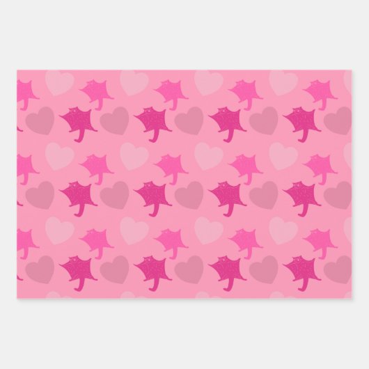 Zuckergleitern Gemusterte Abpackpapierblätter Geschenkpapier Set (Vorderseite 2)