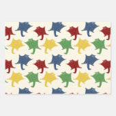 Zuckergleitern Gemusterte Abpackpapierblätter Geschenkpapier Set (Vorderseite)