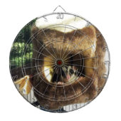 Zuckergrüber in Furry Tree Truck Hängebett Dartscheibe (vorne)