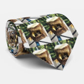 Zuckergrüber in Furry Tree Truck Hängebett Krawatte (Gerollt)