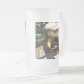 Zuckergrüber in Furry Tree Truck Hängebett Mattglas Bierglas (VorderseiteRechts)