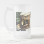 Zuckergrüber in Furry Tree Truck Hängebett Mattglas Bierglas (Links)