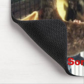 Zuckergrüber in Furry Tree Truck Hängebett Mousepad (Ecke)