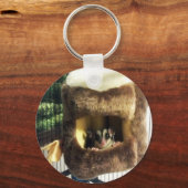 Zuckergrüber in Furry Tree Truck Hängebett Schlüsselanhänger (Vorderseite)