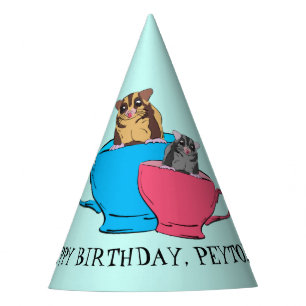 Zuckergrüber in Teebehandlungen Geburtstagsparty Partyhütchen